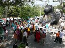 Nandi sur Chamundi Hill (Mysore)