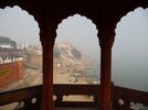 Ghâts vus d'un palais de maharajah